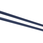 Porta Toalhas De Parede Jacaraipe Duplo 60cm Preto Inox 304