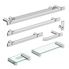 Porta Toalhas Duplo 60cm Aço Inox Escovado Patmos