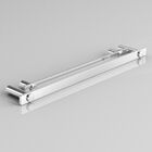 Porta Toalhas Duplo 60cm Aço Inox Escovado Patmos