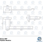 Porta Toalhas Duplo (mondrian Cromado)