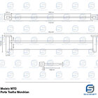 Porta Toalhas Duplo (mondrian Preto)