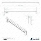 Porta Toalhas Duplo Inox (picasso Dourado Fosco)