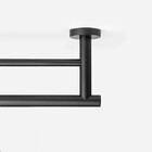 Porta Toalhas Duplo Inox (tarsila Preto)