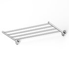 Porta Toalhas Duplo Institucional 55,5cm X 20cm X 5cm Cromado
