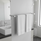 Porta Toalhas Duplo Para Banheiro Metal Alto Brilho 52cm Orion