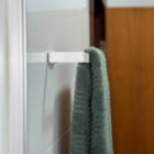 Porta Toalhas Para Banheiro Line Parafuso Cor Branco