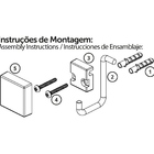 Porta Tolha Toalheiro Argola Banheiro Dourado Future 7507dd