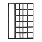 Porta Travessa De Correr 3 Folhas Linha 25 210 X 200 Preto