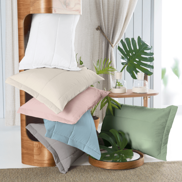 Porta Travesseiro Altenburg Algodão Lux 200 Bege 50cm X 70cm