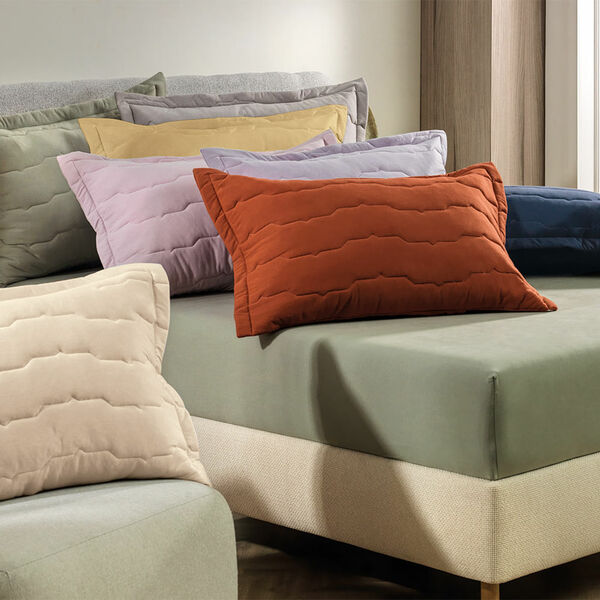 Porta Travesseiro Altenburg Malha Fio Penteado 100% Algodão A