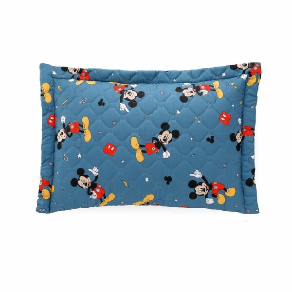 Porta Travesseiro Com Abas Mickey Dance 55x80cm Porta Travess