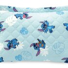 Porta Travesseiro Com Abas Stitch Folhas 55x80cm Porta Traves