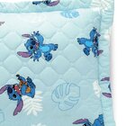 Porta Travesseiro Com Abas Stitch Folhas 55x80cm Porta Traves