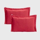 Porta Travesseiro Juma Criarte 200 Fios 50x70cm Vermelho