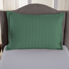 Porta Travesseiro Matelado 300 Fios 70x50cm Verde