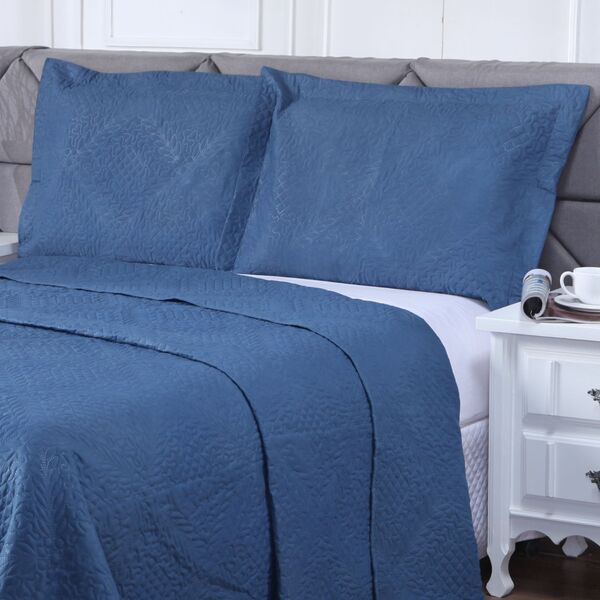 Porta Travesseiro Microfibra Avulso La Dotta Azul Un