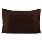 Porta Travesseiro Percal 200 Fios Matelado 70x50cm Marrom