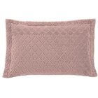 Porta Travesseiro Plush Inove 55cm X 80cm - Hedrons Rosa Tule