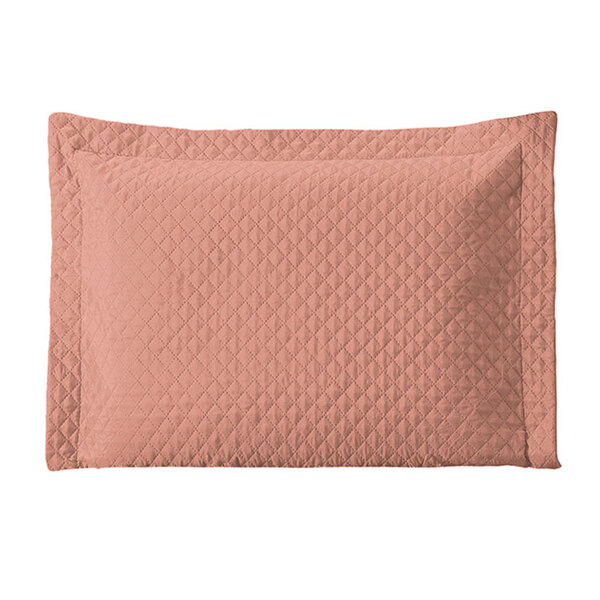 Porta Travesseiro Prime Matelado Com Debrum Rosê 70x50cm