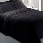 Porta Travesseiro Satinée 50x70cm Preto Kacyumara