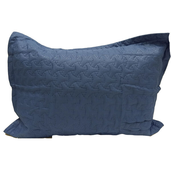 Porta Travesseiro Ultrasound Liso Cobalt Color Art Corttex