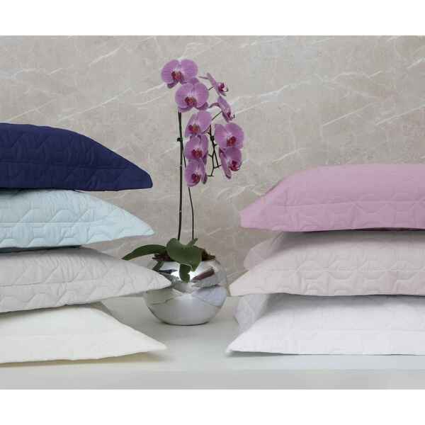 Porta Travesseiro Vida Bela 50 X 70 Cm Branco Kacyumara