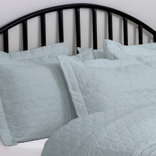 Porta Travesseiro Vida Bela 50x70 Cm Verde Benit Kacyumara