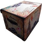 Porta Treco Bau Vintage Retro Guarda Volumes London Organizad