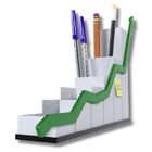 Porta Treco Caneta Lápis Organizador De Mesa Decorativo Gráfi