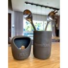 Porta Utensilios Ceramica Ceraflame 17cm - Vermelho