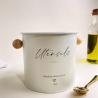 Porta Utensílios De Metal Com Divisórias Off White Off White