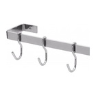 Porta Utensílios E Talheres De Parede 80cm 15 Ganchos