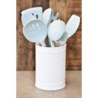 Porta Utensílios Lata 1300ml Cerâmica Branca Mondoceram Gourm