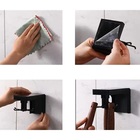 Porta Utensilios Talheres Parede Suspende Giratorio Adesivo G