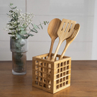 Porta Utensílios Vazado De Bambu 13cm - Oikos Natural U
