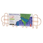 Porta Vassouras E Rodos Suporte Dourado Organizador Lavanderia