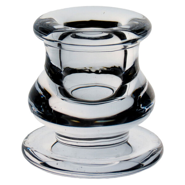 Porta Vela Castiçal Decorativo Redondo Home&co Vidro 6x5x5cm