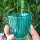 Porta Vela Castiçal Vidro 3 Unidades Decoração Iluminação