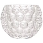 Porta Vela De Cristal Bolha 9 5 X 7 5cm Lyor 4416