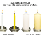 Porta-vela "gratidão"