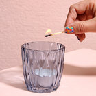 Porta Vela Vidro Juliete - Azul