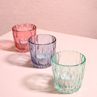 Porta Vela Vidro Juliete - Azul