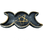 Porta Velas 2 Em 1 Incensário Triluna 13575 Pretonoite