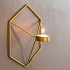 Porta Velas Wire Dourado