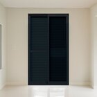 Porta Veneziana Com Tela Mosquiteira 1,50x2,15m Vidro Tempera