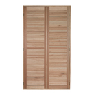 Porta com Veneziana de Abrir Eucalipto Sob Medida Ambos os Lados Rondosul