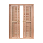 Porta com Veneziana de Correr Eucalipto 213x14cm Central Rondosul