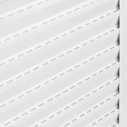 Porta Veneziana de Giro Alumínio Branco com Fechadura 2,10x0,90m Lado Direito Linha Home 3A Alumínio