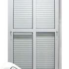 Porta Veneziana Integrada 2 Folhas Móveis C/ Controle 230x200