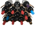 Porta Vinho Em Madeira Ondulada